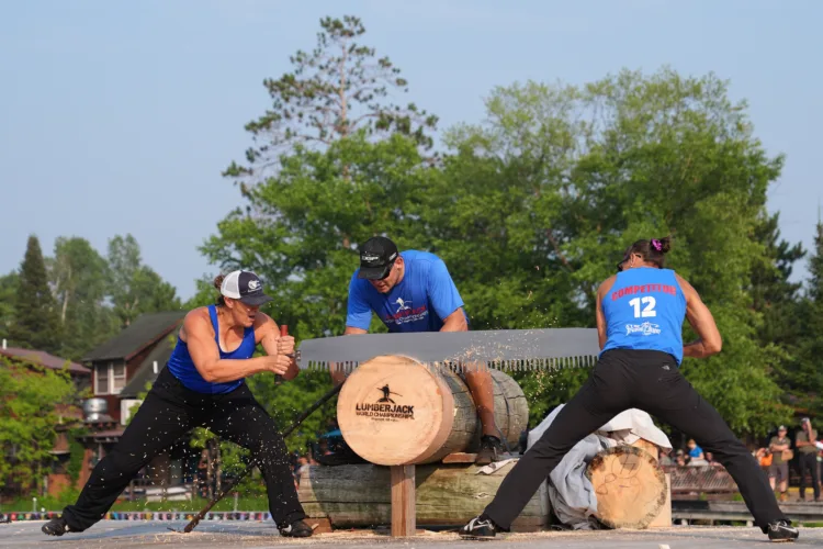 3 women’s world records set at the annual Lumberjack World Championships in Wisconsin